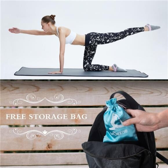 Non Slip Yoga Socks for Women,Anti-Skid Pilates,Barre, Hospital Socks with Grips - Picture 6 of 7